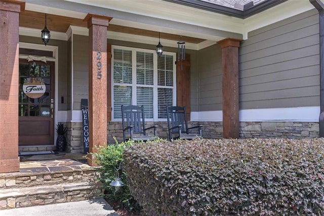295 Hanover Dr, Villa Rica, GA 30180 - view of exterior entry with covered porch