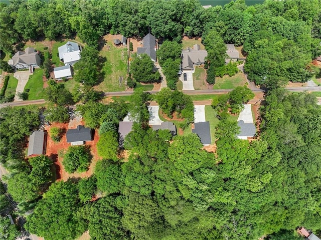 aerial view featuring a residential view