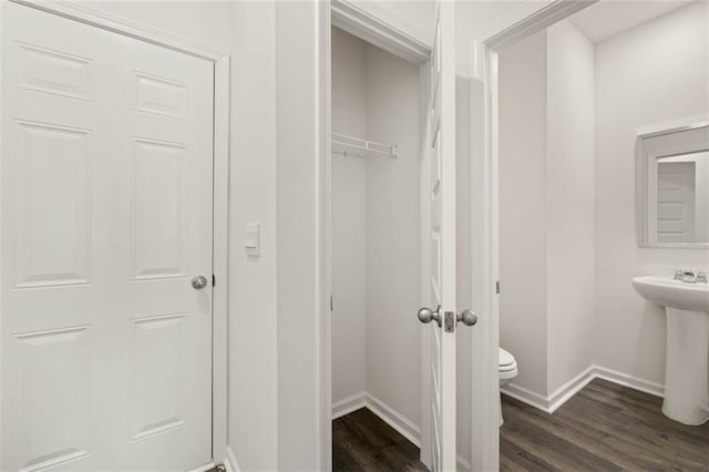 closet featuring sink