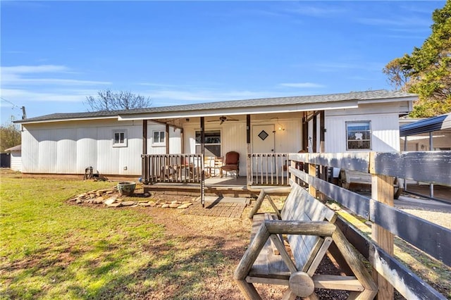 view of rear view of property