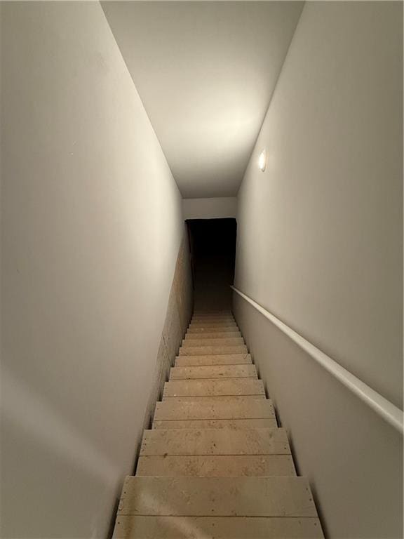 view of stairs