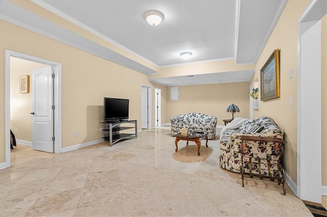 4670 Hamden Forest Dr SW, Atlanta, GA 30331 - living room with ornamental molding and baseboards
