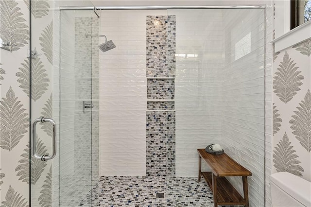 284 Hook St, Alpharetta, GA 30009 - full bath with toilet and a stall shower
