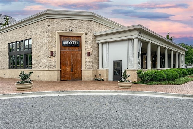284 Hook St, Alpharetta, GA 30009 - property entrance featuring brick siding