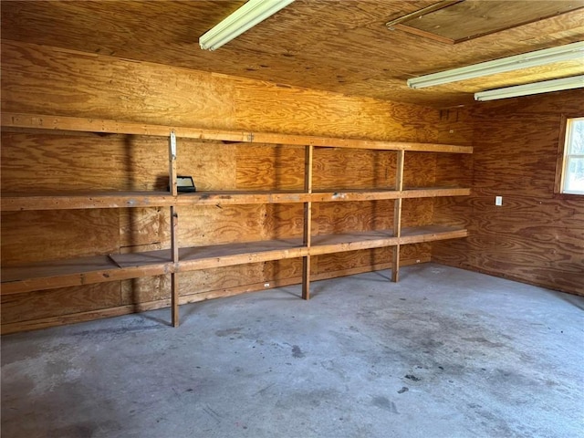 view of storage room