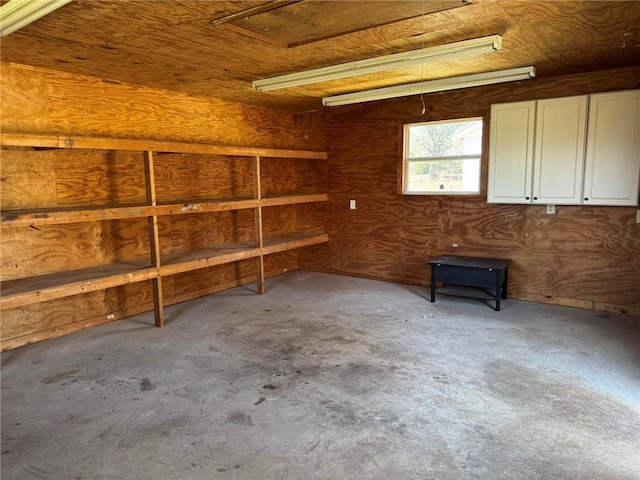 storage area with attic access