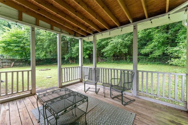 361 Princeton Way, Lawrenceville, GA 30044 - deck featuring a fenced backyard and an outdoor hangout area