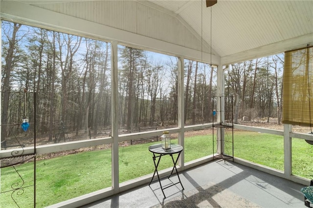541 Mulberry Cir, Jasper, GA 30143 - unfurnished sunroom with vaulted ceiling