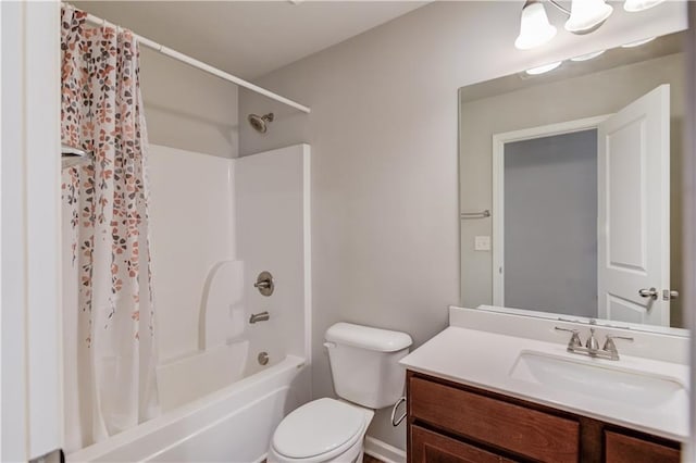 2378 Morgan Creek Rd, Buford, GA 30519 - full bathroom featuring shower / bath combo and vanity