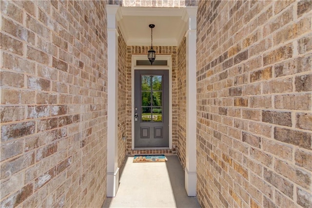 2378 Morgan Creek Rd, Buford, GA 30519 - doorway to property with brick siding
