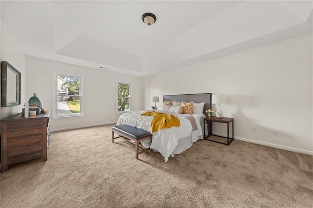 179 Hunters Crk, Dallas, GA 30157 - carpeted bedroom featuring a raised ceiling and baseboards