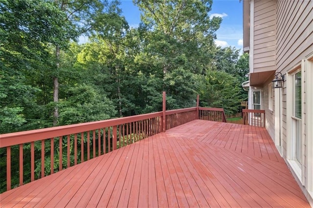 179 Hunters Crk, Dallas, GA 30157 - view of wooden deck