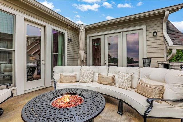 4550 Lois St SE, Smyrna, GA 30080 - view of patio with an outdoor hangout area