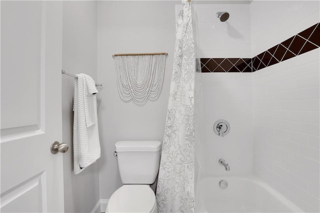 4550 Lois St SE, Smyrna, GA 30080 - bathroom featuring toilet and shower / tub combo