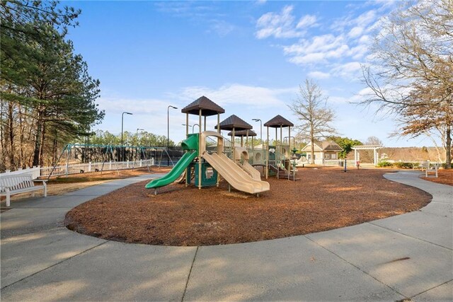 6355 Marlow Dr, Cumming, GA 30041 - community playground with fence