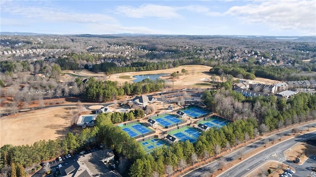 6355 Marlow Dr, Cumming, GA 30041 - birds eye view of property with a residential view and a water view