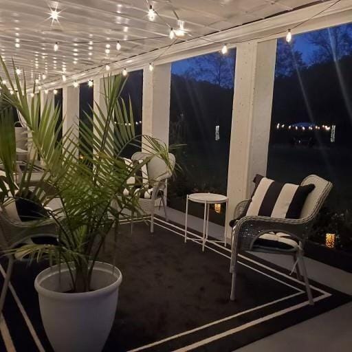 4791 Talona Rd, Talking Rock, GA 30175 - view of patio at twilight
