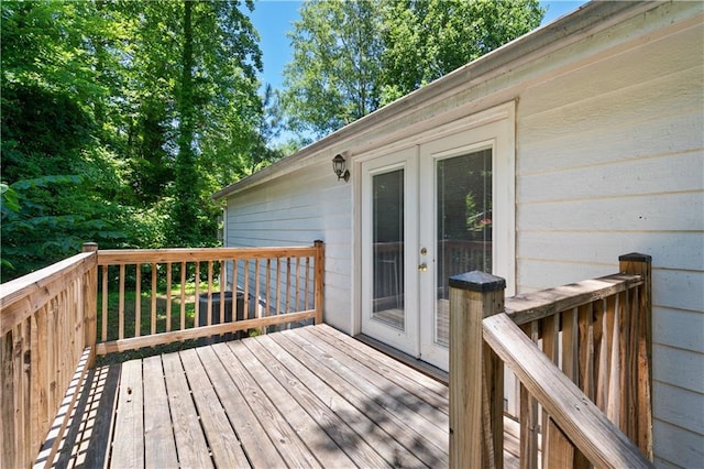 5971 Dogwood Dr SE, Acworth, GA 30102 - deck with french doors