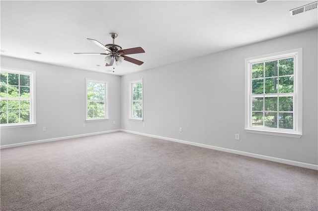 5971 Dogwood Dr SE, Acworth, GA 30102 - carpeted empty room with plenty of natural light, baseboards, and a ceiling fan