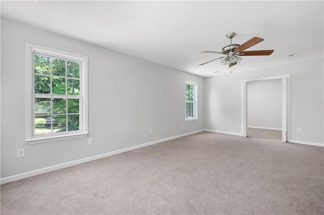 5971 Dogwood Dr SE, Acworth, GA 30102 - empty room with ceiling fan, baseboards, and carpet floors