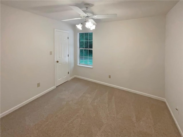 46 Timber Walk Dr, Sharpsburg, GA 30277 - carpeted empty room featuring baseboards and ceiling fan