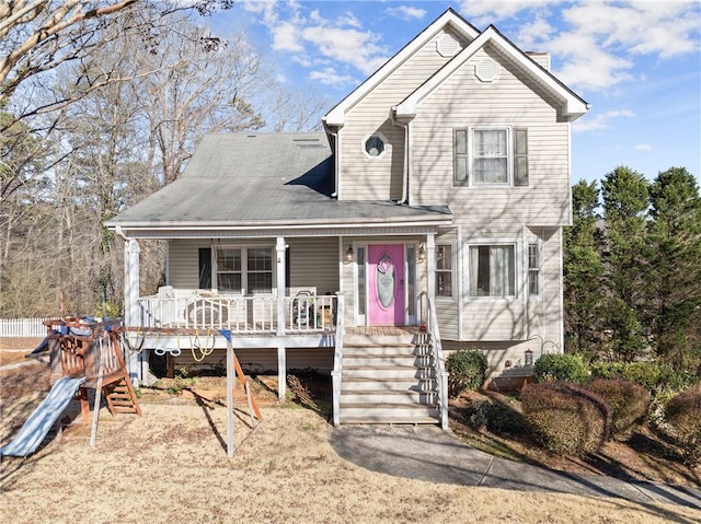 4010 Catawba Rdg, Gainesville, GA 30506 - view of front facade featuring covered porch