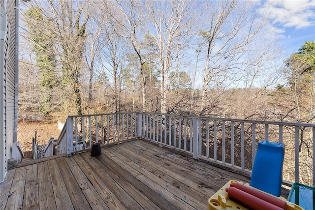 4010 Catawba Rdg, Gainesville, GA 30506 - view of wooden terrace