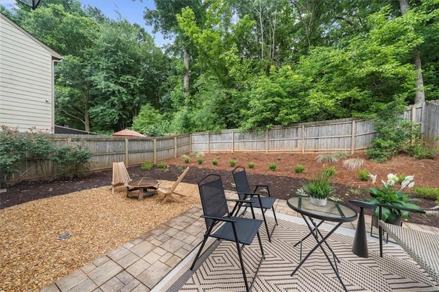3607 Archgate Ct, Alpharetta, GA 30004 - fenced backyard featuring a patio