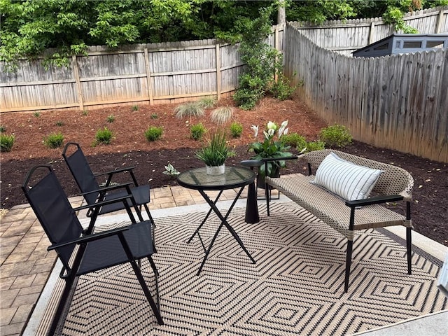 3607 Archgate Ct, Alpharetta, GA 30004 - fenced backyard featuring a patio