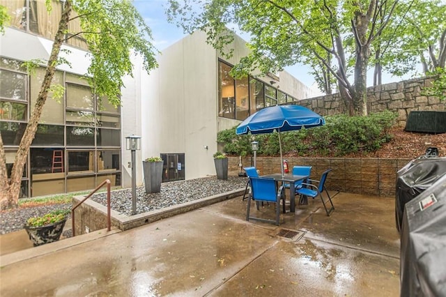 120 Ralph Mcgill Blvd NE Unit 1502, Atlanta, GA 30308 - view of patio featuring outdoor dining area
