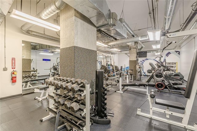 120 Ralph Mcgill Blvd NE Unit 1502, Atlanta, GA 30308 - view of gym