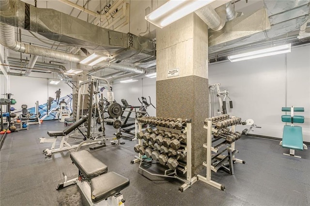 120 Ralph Mcgill Blvd NE Unit 1502, Atlanta, GA 30308 - view of exercise room