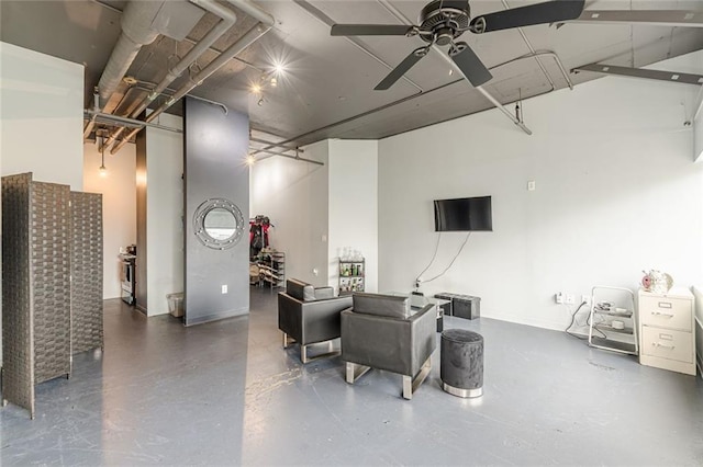 120 Ralph Mcgill Blvd NE Unit 1502, Atlanta, GA 30308 - below grade area with ceiling fan