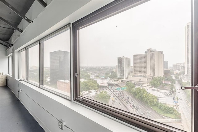 120 Ralph Mcgill Blvd NE Unit 1502, Atlanta, GA 30308 - unfurnished sunroom with healthy amount of natural light and a city view