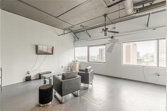 120 Ralph Mcgill Blvd NE Unit 1502, Atlanta, GA 30308 - garage featuring a ceiling fan