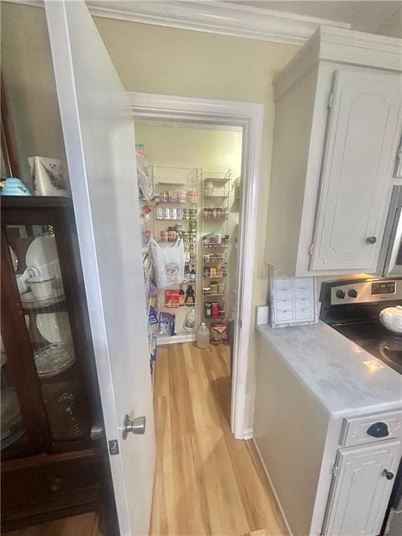 pantry featuring washer / clothes dryer