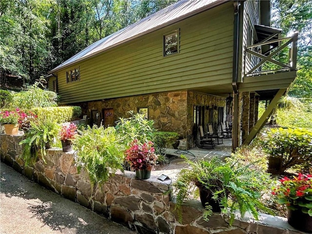 exterior space with a patio area