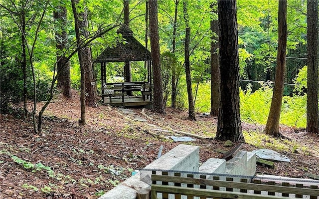 view of home's community featuring a gazebo