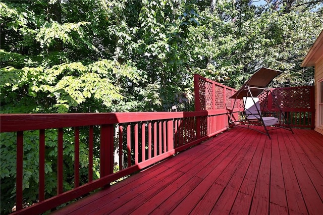 view of deck