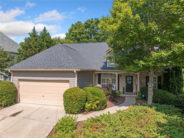 139 Mountain Vista Blvd, Canton, GA 30115 - view of front of property with a garage, driveway, and a shingled roof