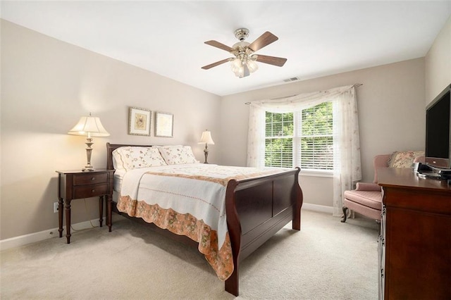 4653 Glory Maple Trce, Powder Springs, GA 30127 - bedroom featuring light carpet and ceiling fan
