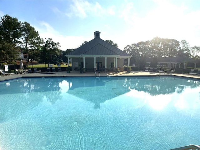 4653 Glory Maple Trce, Powder Springs, GA 30127 - community pool with a patio
