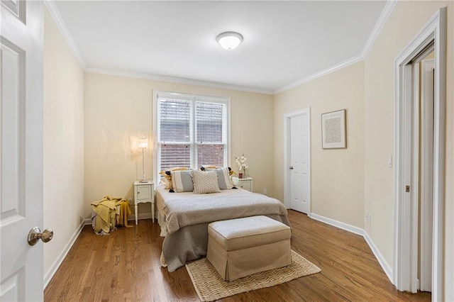 5355 Highland Pine Ln, Mableton, GA 30126 - bedroom featuring crown molding and wood finished floors