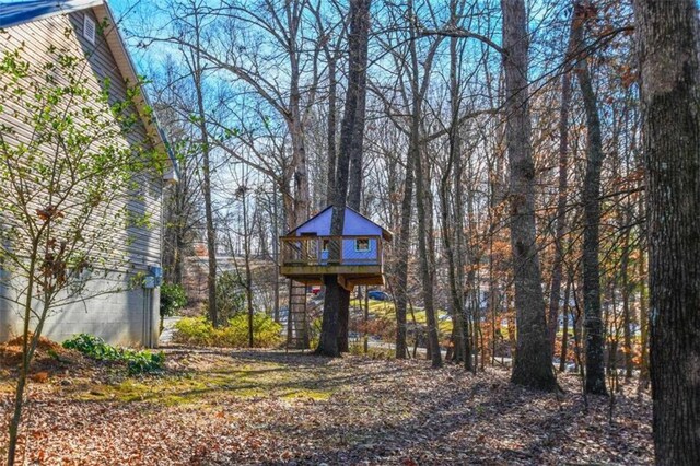 view of rear view of property