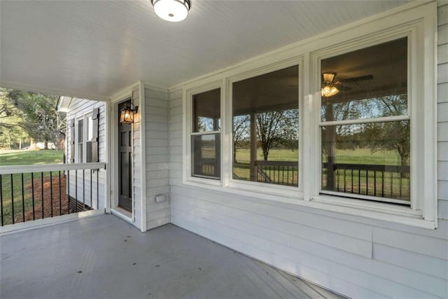 view of patio / terrace featuring a porch