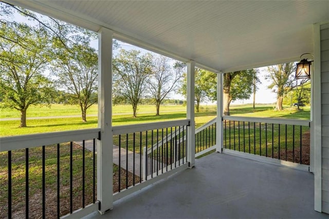 view of patio with covered porch