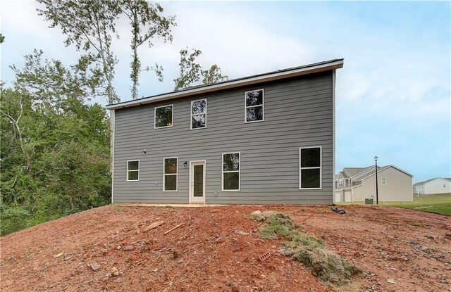 view of rear view of property