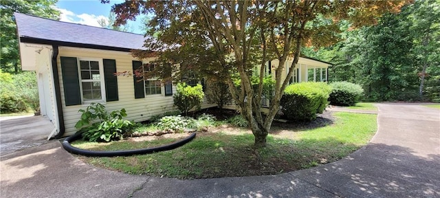view of side of home