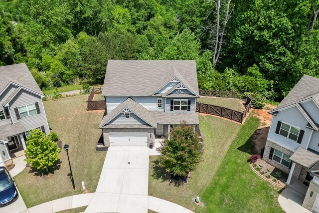 drone / aerial view