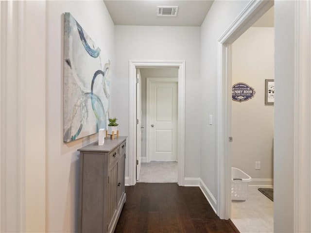 2506 Skyland Dr NE Unit 17, Atlanta, GA 30319 - hall featuring dark wood-type flooring and baseboards